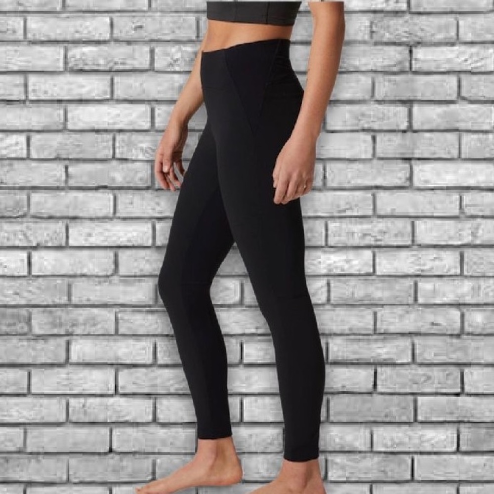 RAINBEAU Bodywear Woman’s Black Stretchy Activewear Leggings Size: Medium - Picture 2 of 14